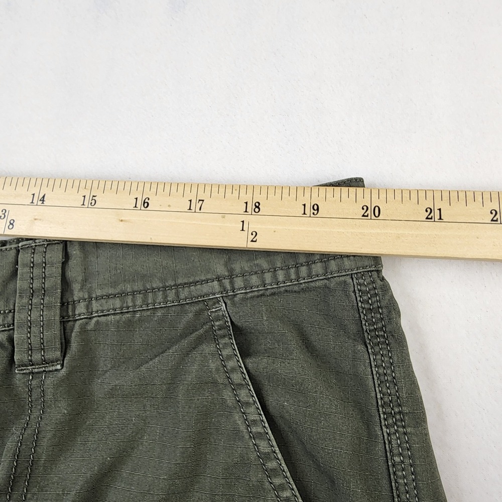 North Face Cargo Shorts Mens Size 40 Olive Green Ripstop Hiking Utility - Picture 7 of 11